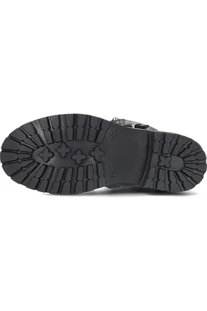 Giga G4035 Veterboots - Laarzen Met Veters - Meisjes - Zwart - Maat 39