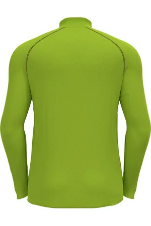 Odlo Rigi Half Zip - Lime green - Maat Herren_3XL