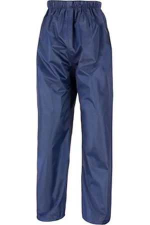 Result Core Regenbroek voor kinderen - donkerblauw - Polyester - Tailleband - Jongens en meisjes 134/140