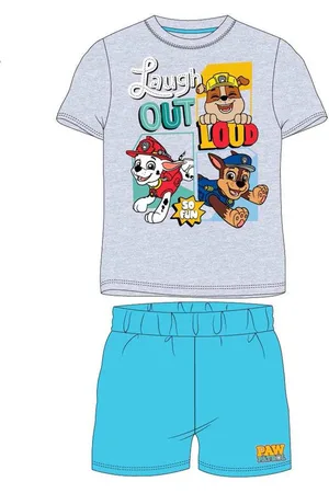 Nickelodeon Paw Patrol Shortama/pyjama Blauw Maat 128