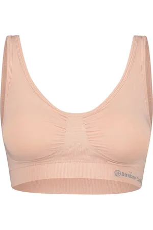 Bamboo Basics Comfortabel & Zijdezacht Fleur - Bamboe BH Dames - Naadloos - Ondergoed - - XL