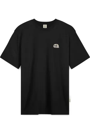 A-dam Caravan - T-shirt - Heren - Volwassenen - Vegan - Korte Mouwen - T-shirts - Katoen - Zwart - M