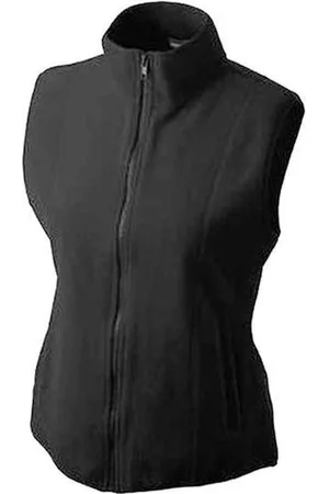 James & Nicholson Fleece casual bodywarmer voor dames - Outdoorkleding wandelen/zeilen - Mouwloze vesten XL
