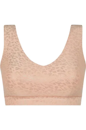 Chantelle Top met vulling - Soft Stretch - Padded top - Panter - Naadloze bralette met vulling - XS