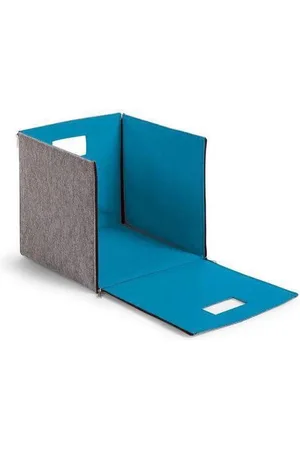 Childhome Vilten Plooibare Opbergbak - Grijs/Lime