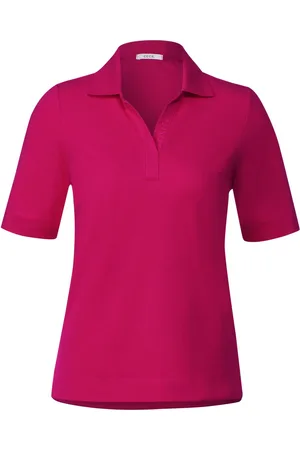CECIL Piquee Polo Shirt Dames Poloshirt - - Maat L