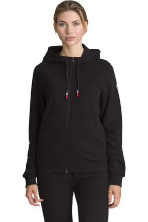 Rossignol Logo Fl Hood Sweatshirt Met Rits Zwart XS Vrouw