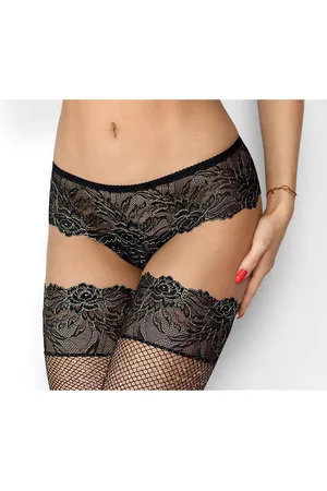 Axami Brazilian String Zwart met Goud Maat: M