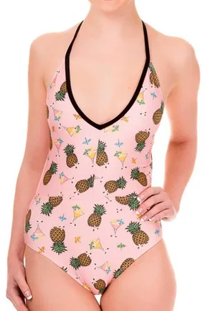 Banned Retro This love Badpak - Ananas - M - /Multicolours