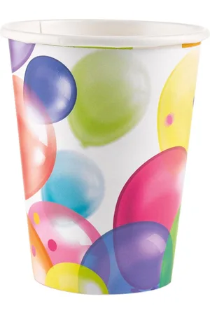 Amscan Feestbekers Ballonnen 250 Ml 8 Stuks
