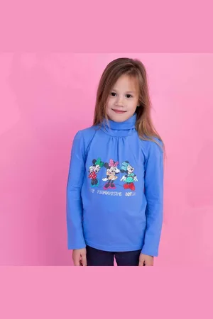 Disney Minnie Mouse colshirt blauw-Maat 104
