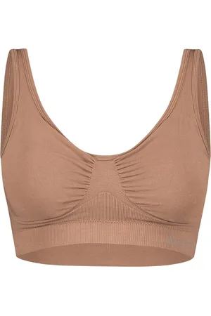 Bamboo Basics Comfortabel & Zijdezacht Fleur - Bamboe BH Dames - Naadloos - Ondergoed - - XL