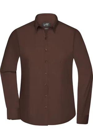 James & Nicholson James and Nicholson Blouse Dames Met Lange Mouwen Maat XXL