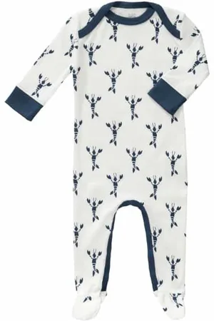 Fresk Pyjama met voetjes Lobster indigo blue - Size 0-3 mnd