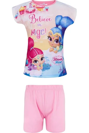 Nickelodeon Shimmer-and-Shine Pyjama met korte mouw - - Maat 92