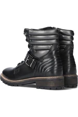Giga G4035 Veterboots - Laarzen Met Veters - Meisjes - Zwart - Maat 41