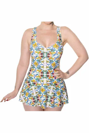 Banned Retro Shoreline Badpak - Bloemen - L