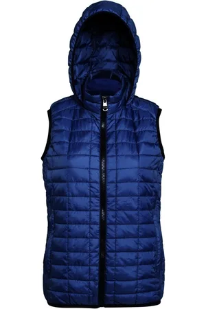 2786 Vrouwen/dames Honingraat Ritssluiting Gilet/lichaamsverwarmer