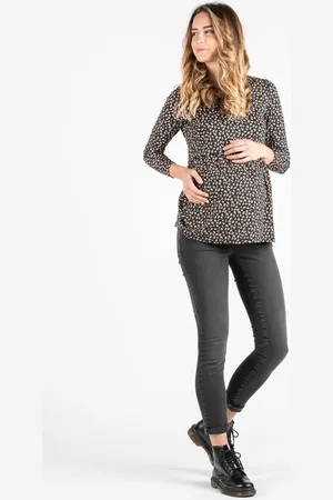 Attesa Super stretch skinny jeans LUCE, zwangerschapsjeans, grijs XL