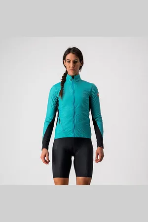Castelli Unlimited W Puffy Jacket Turquoise Black