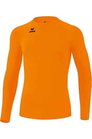 Erima Athletic Longsleeve Kinderen - New Orange | Maat: 116