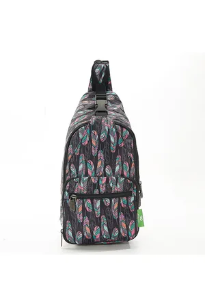 eco Crossbody Bag - I10BK - Black - Feather