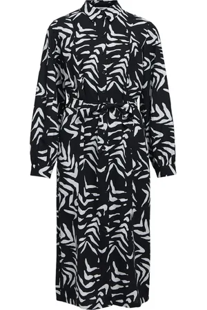 Object Object Objemira Tilda L/s Dress Jurken Dames - Kleedje - Rok - Jurk - - Maat 34