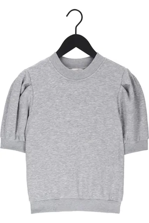 Minus Mika Sweat Truien & vesten Dames - Sweater - Hoodie - Vest- Lichtgrijs - Maat XS