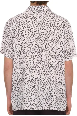 Volcom Asphalt Beach Short Sleeve Overhemd - Lilac Ash