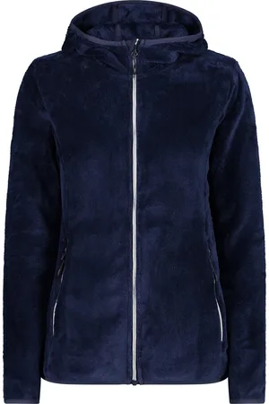 CMP 38p1546 Fleece Met Kap Blauw M Vrouw