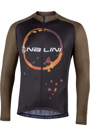 Nalini SHIRT MET LANGE MOUWEN COFFEE GROEN - Maat L
