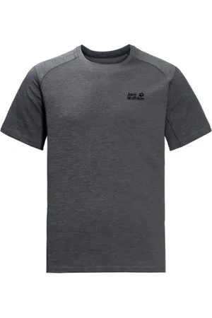 Jack Wolfskin Hydropore XT Tee Men - Dark iron - Outdoor Kleding - Maat S