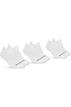 GripGrab Classic No Show Zomer Fietssokken 3PACK Enkelsokken Coolmax Sport Sokken - Wit - Unisex - Maat XS (35-38)
