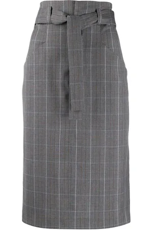 Isabel Marant Etoile • geruite wollen rok Vendel • maat 36