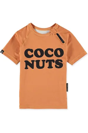 Beach & Bandits UV-zwemshirt voor kinderen - UPF50+ - Korte mouw - Coco Nuts - - maat 116-122cm