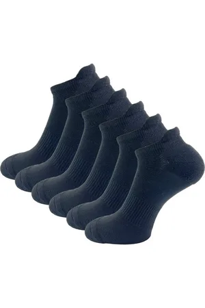 SQOTTON 6 paar Compressie Hardloop Sneakersokken - - Maat 43-46