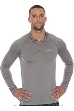 Brubeck Prestige seamless sport poloshirt met lange mouw – heren – voor golf en tennis - - M