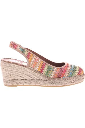 Viguera Dames Pumps 1955 Crochet Camel - Maat 40