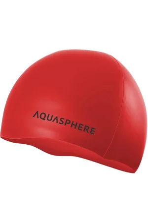 Aqua Sphere Aquasphere Silicone Cap - Badmuts - Volwassenen - Rood/