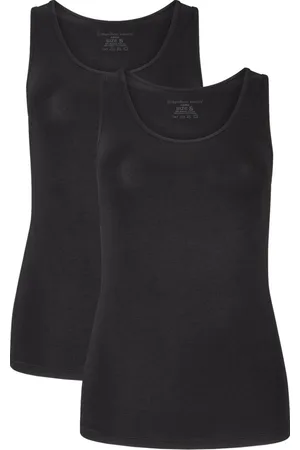 Bamboo Basics Comfortabel & Zijdezacht Anna - Bamboe Singlet (Multipack 2 stuks) Dames - Long Fit - - S