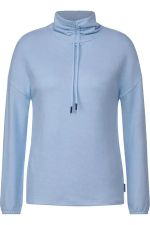 CECIL Cosy New Collar Shirt Dames T-shirt - - Maat L