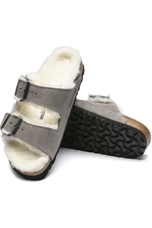 Birkenstock Arizona VL Shearling Stone Coin - Regular - Maat 45