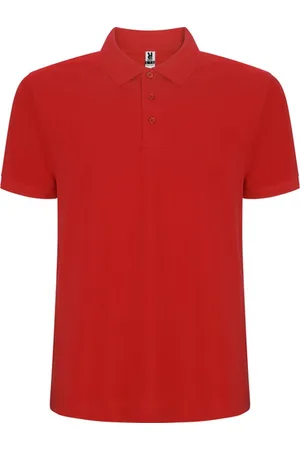 ROLY Rode heren unisex Polo korte mouwen Pegaso merk maat 3XL