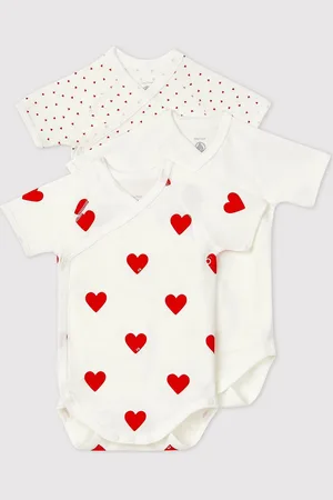 Petit Bateau Set van 3 katoenen body