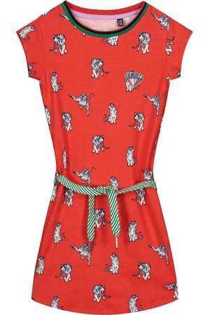 Quapi Jurk Aafje all over tijger print