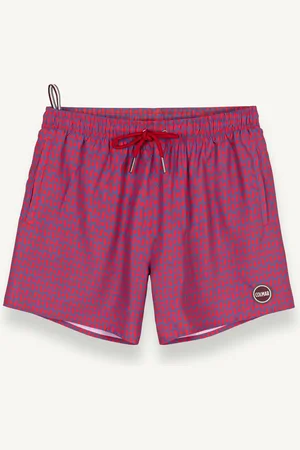 Colmar Heren Swimming Shorts Red Hermes Print