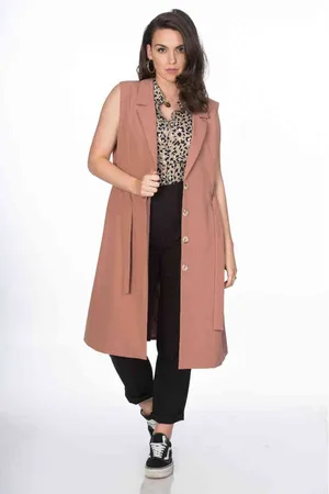 Dancing Days SLEEVELESS COVER OVER LONG LINE Jacket - 3XL