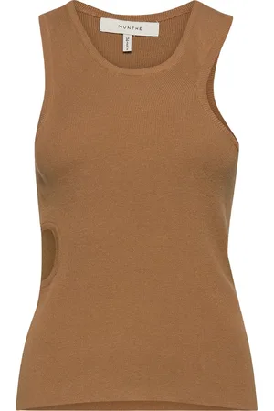 Munthe • bruine top Vannabil • maat 40