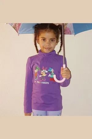 Disney Minnie mouse colshirt Paars-Maat 98