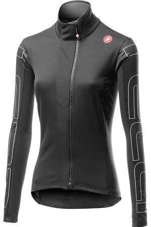 Castelli Fietsjack lange mouwen voor Dames Zwart Ivoor / CA Transition W Jacket